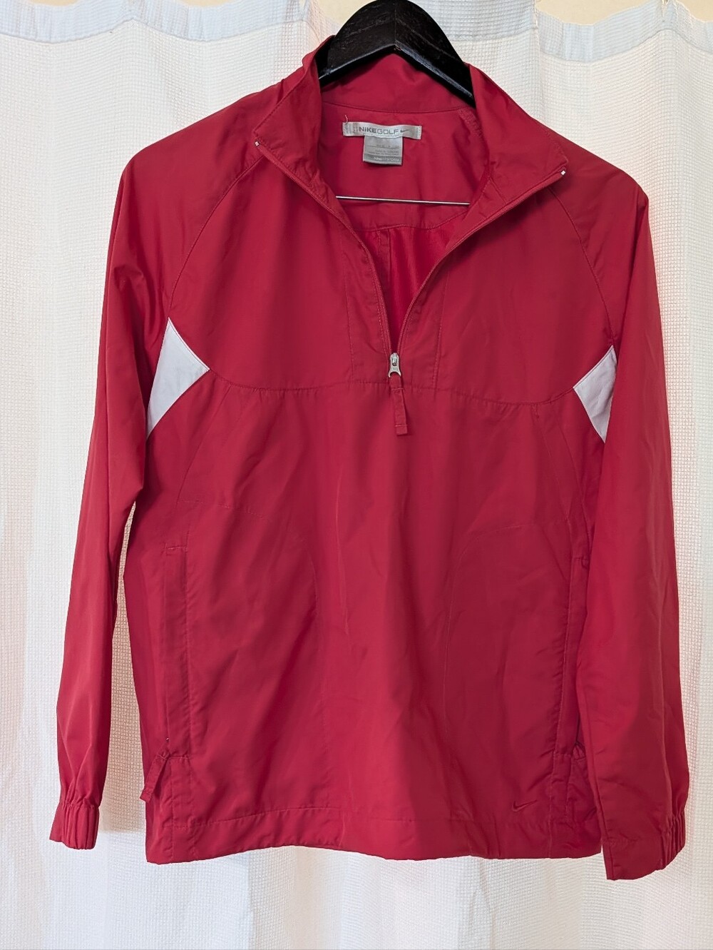 NIKE GOLF FIT STORM Hot Pink Pull On Windbreaker Embroider LOGO